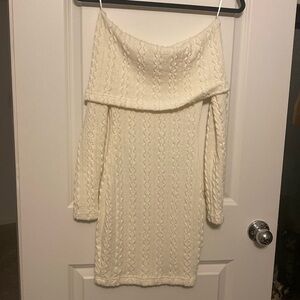 JLUXLABEL cable knit mini dress